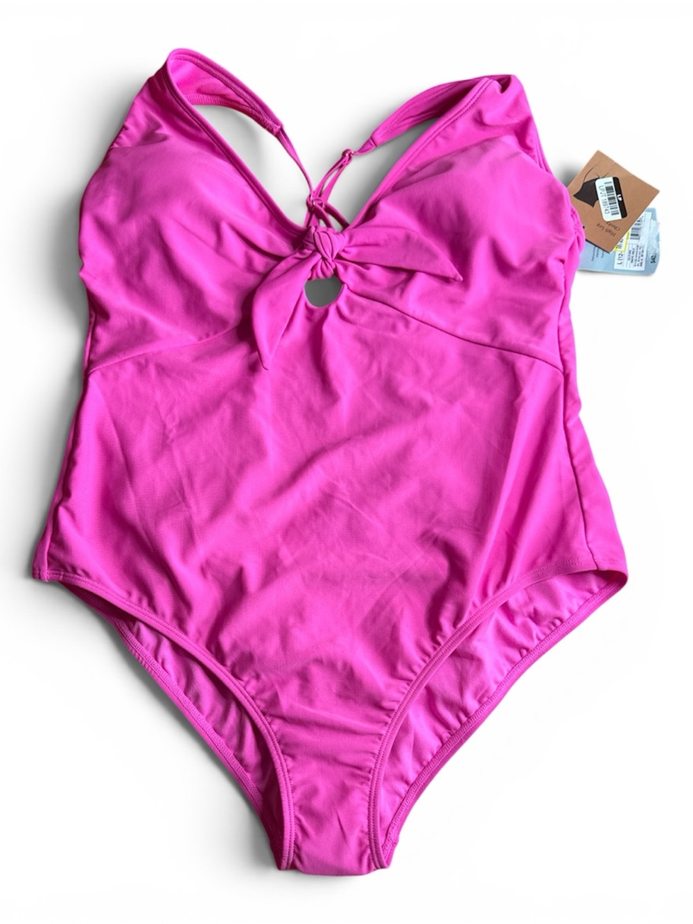 Shade and Shore NWT one piece Swim Sz Large Barbie Pink